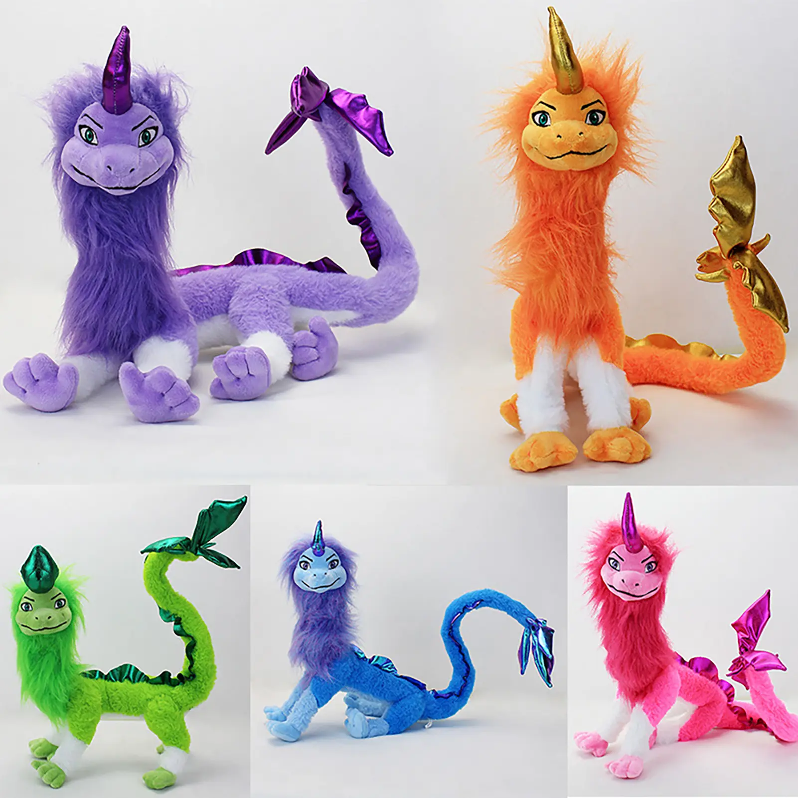 New Kawaii Blue Sisu Dragon Plush Toy Soft Stuffed Animal Raya And The Last Dragon Toys Children Birthday Gift Popular Toys 2024