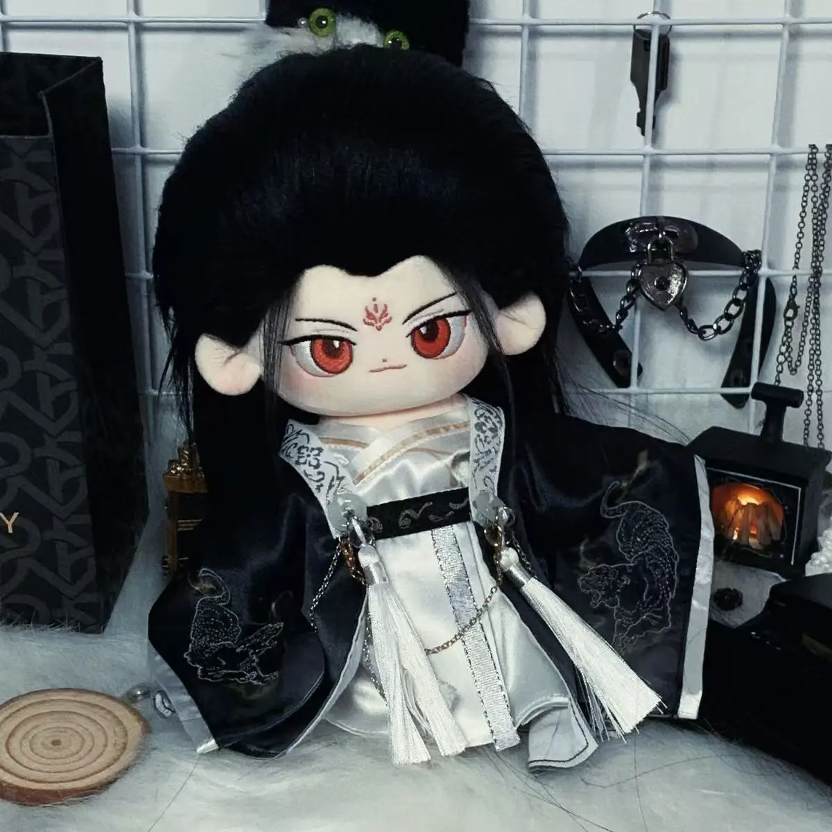 20cm New TV Till The End Of The Moon Tan Taijin Anime Figure Plush Cotton Doll Luo Yunxi Character Collectible Toy Gifts