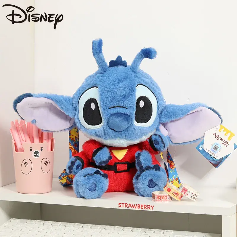 Disney Kawaii Plush Bag Doll Lilo And Stitch Stitch Stuffed Plush Toy Shoulder Bag Handbag Wallet Bag Birthday Girls Gift