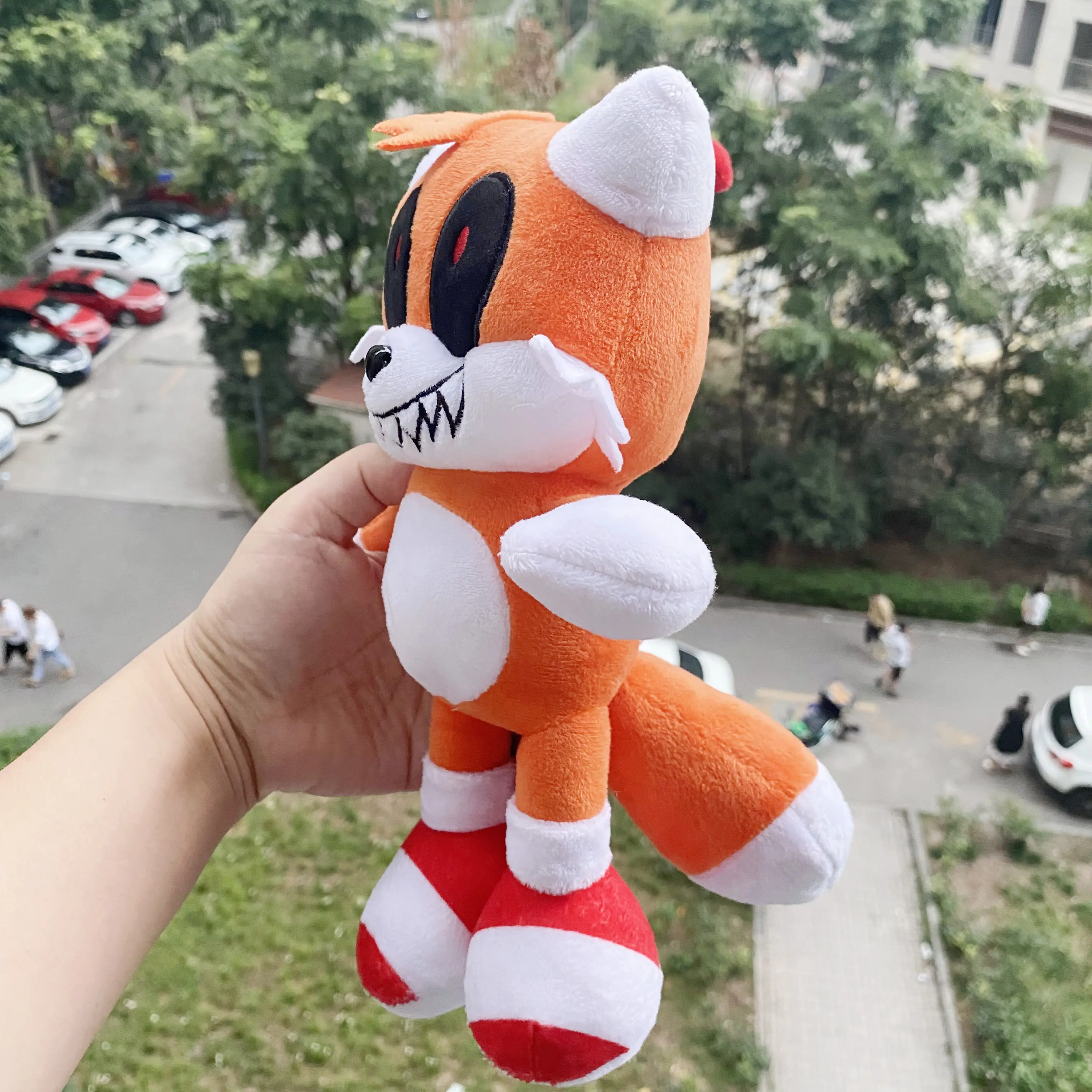 25cm Orange Tail Miles Prower Plush Toy Doll Gift Anime Cartoon Movie Doll Birthday Halloween  Christmas GiftGift