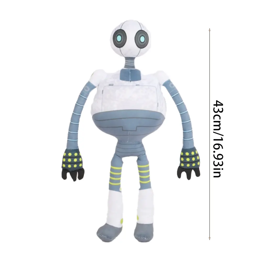 The Wild Robot Plush Roz Plush Toy Movie Surrounding Plush Characters Plushie Stuffed Cute Toy Birthday For Boys Easter Gift