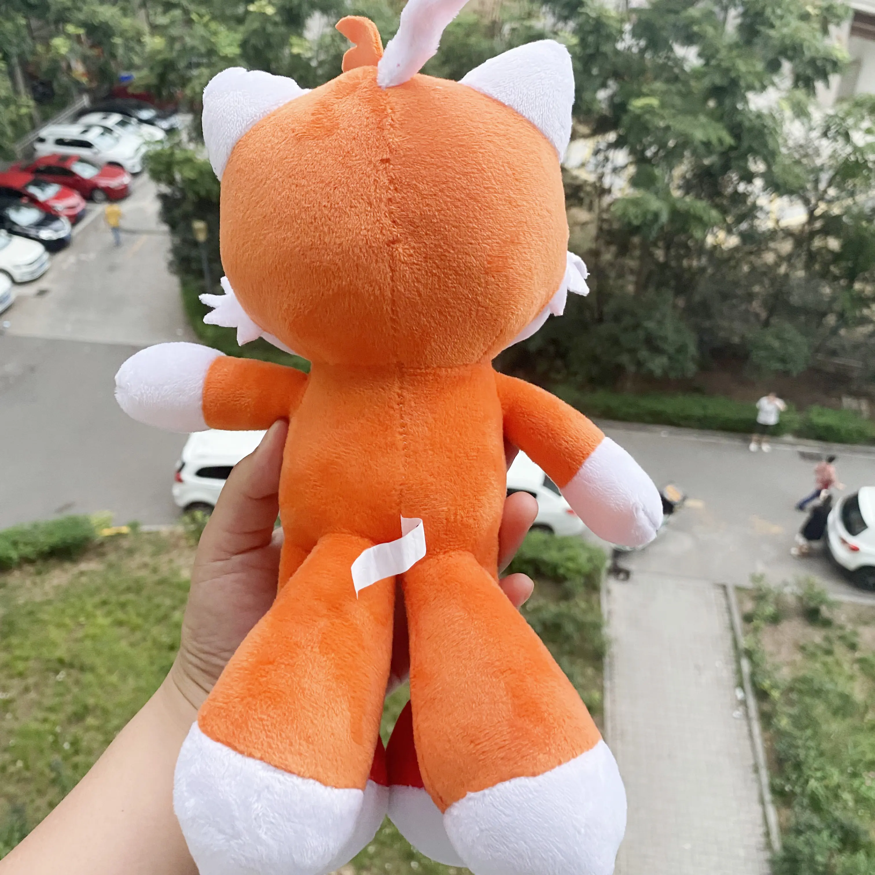 25cm Orange Tail Miles Prower Plush Toy Doll Gift Anime Cartoon Movie Doll Birthday Halloween  Christmas GiftGift