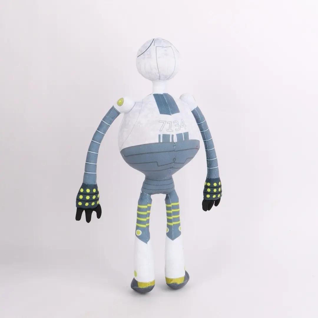 The Wild Robot Plush Roz Plush Toy Movie Surrounding Plush Characters Plushie Stuffed Cute Toy Birthday For Boys Easter Gift