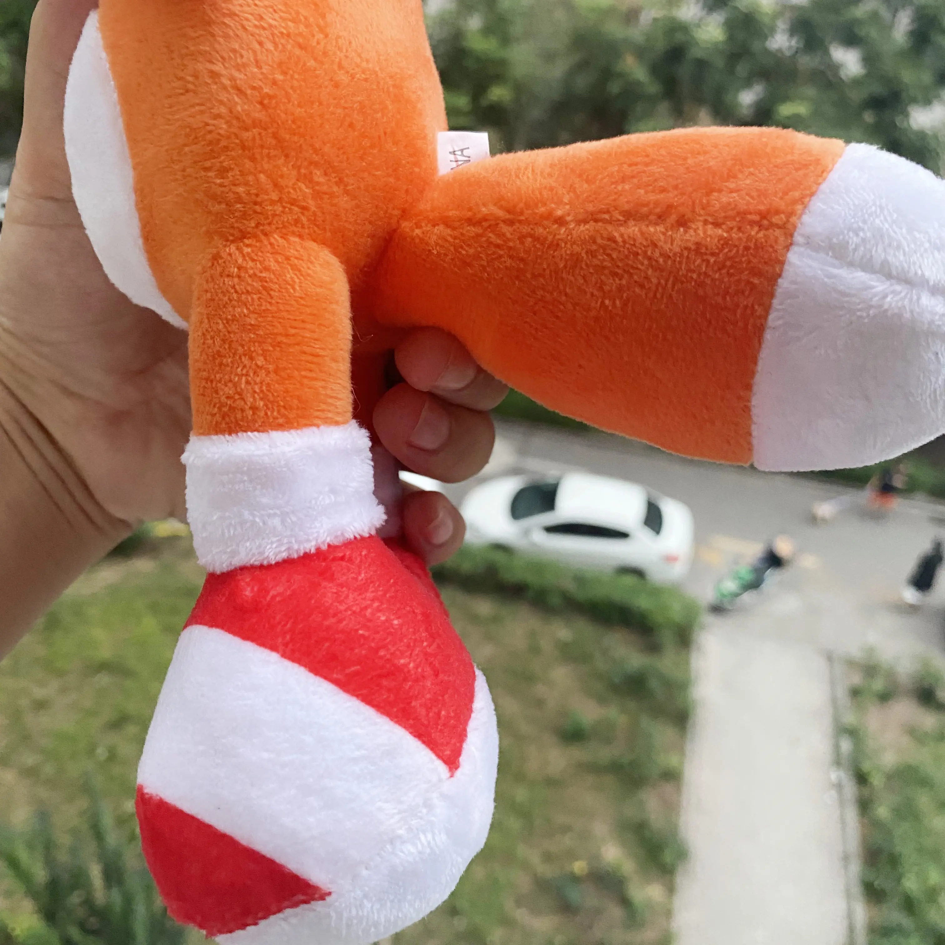 25cm Orange Tail Miles Prower Plush Toy Doll Gift Anime Cartoon Movie Doll Birthday Halloween  Christmas GiftGift