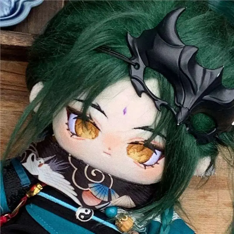 20cm Genshin Impact Plushie Xiao South Pine Cotton Doll Animation Game Perimeter Protection Law Night Fork Doll Fans Gifts