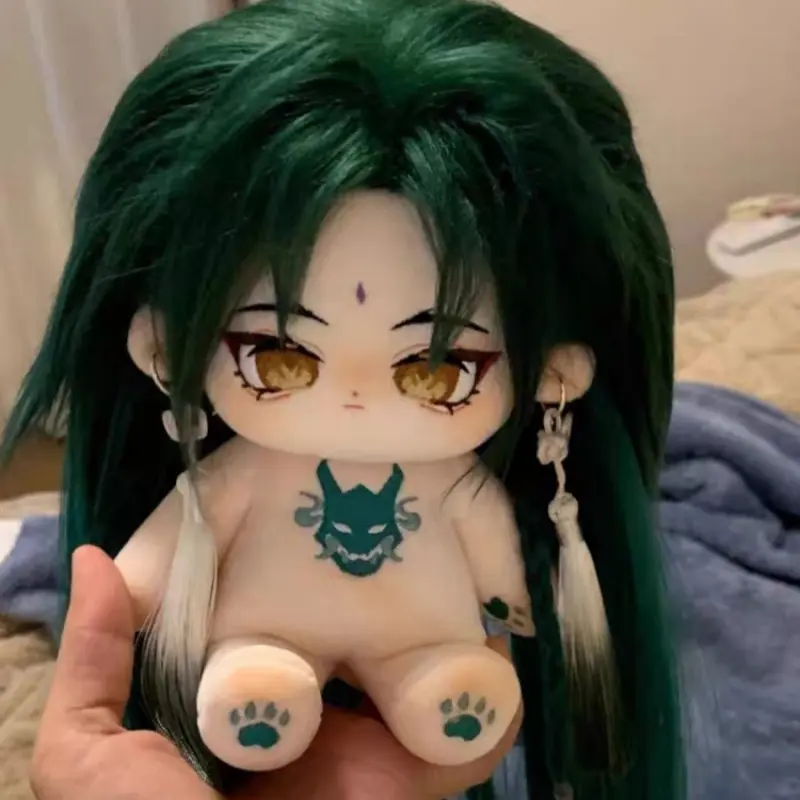 20cm Genshin Impact Plushie Xiao South Pine Cotton Doll Animation Game Perimeter Protection Law Night Fork Doll Fans Gifts