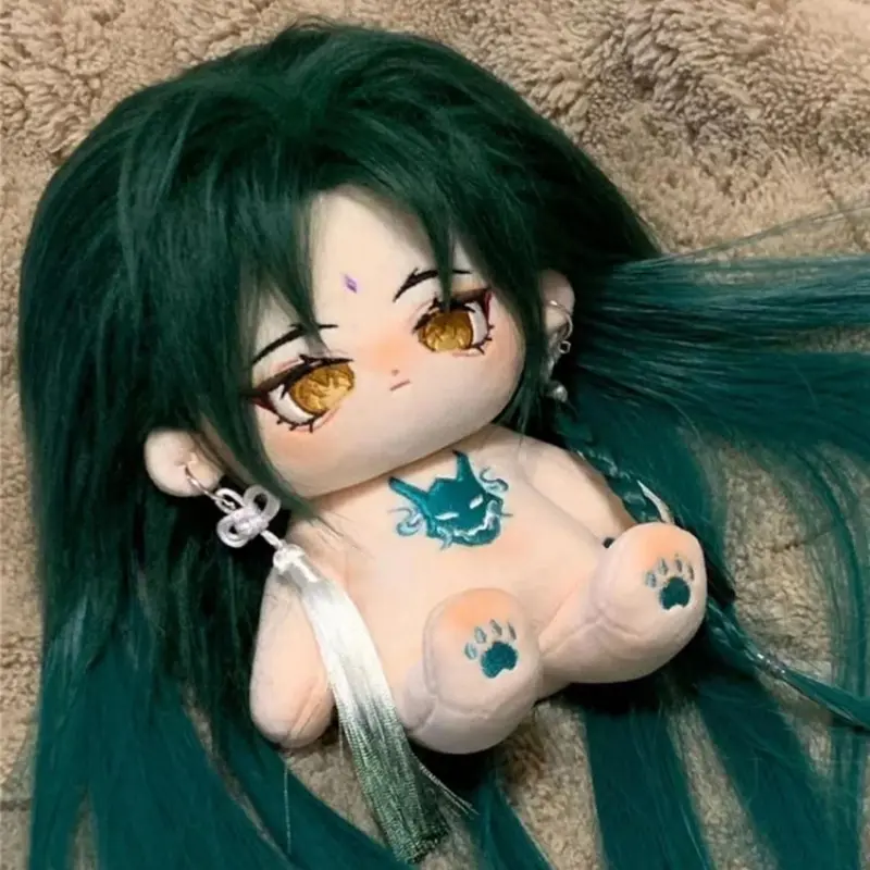 20cm Genshin Impact Plushie Xiao South Pine Cotton Doll Animation Game Perimeter Protection Law Night Fork Doll Fans Gifts