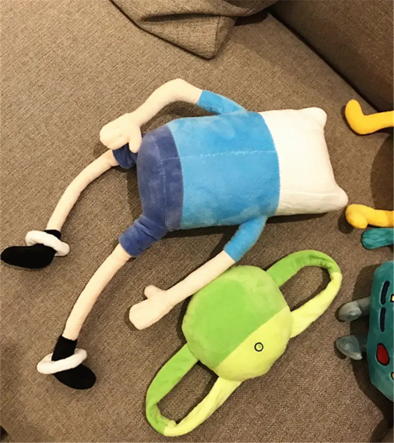 28-42cm Finn Jake BMO Soft Stuffed Animal Dolls Creative Adventure Time Plush Toys Cartoon Stuffed Dolls Kids Gifts