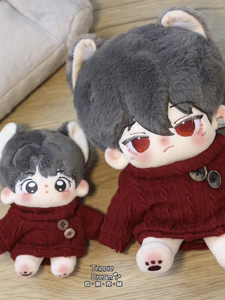 Cotton Doll Coat 10cm And 20cm Dress Up Toys Clothes Sweater Series Men's And Women's Doll Starfish Body Normal Body Accessories