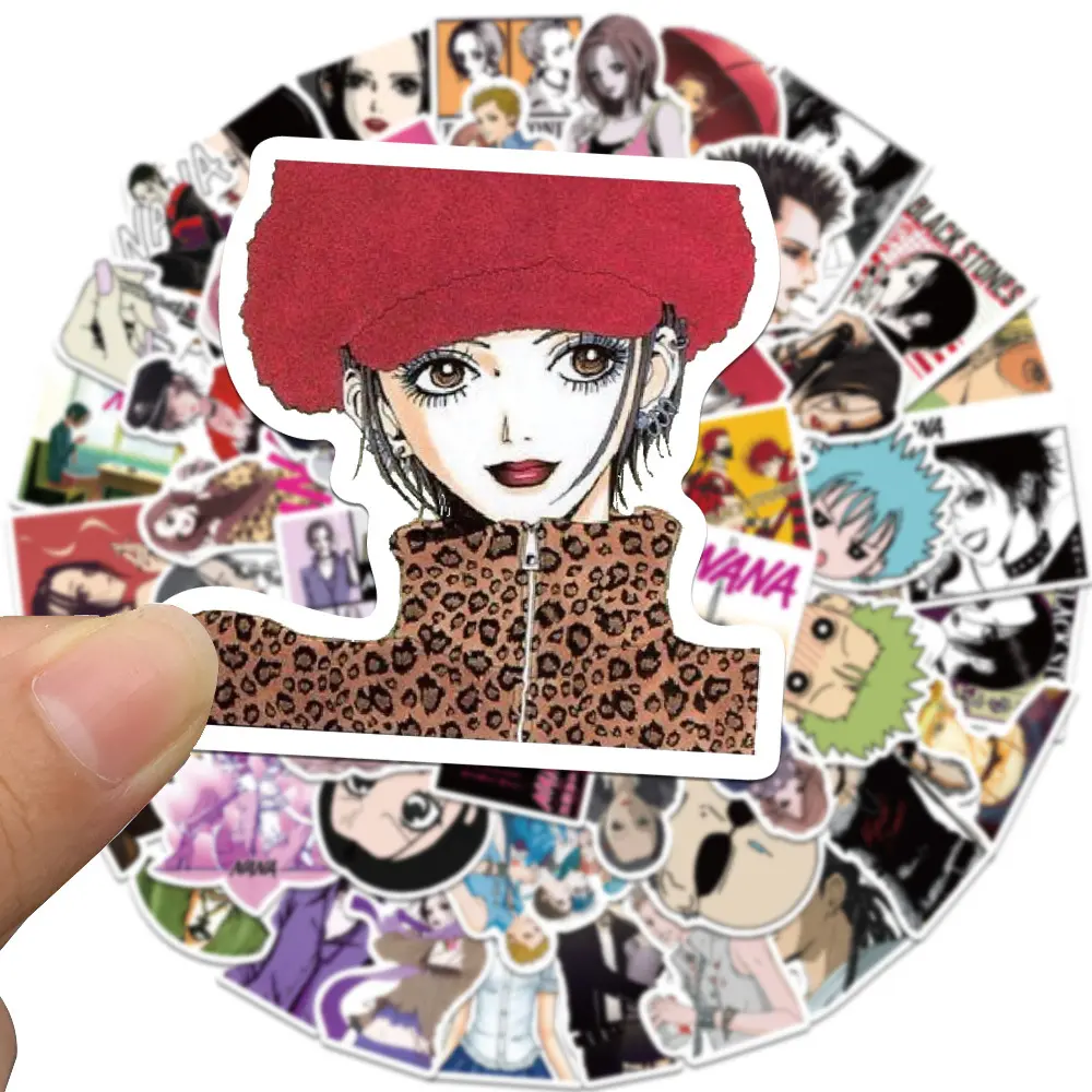 50Pcs Anime NANA Stickers Waterproof Toy Sticker For Car Motorcycle Phone Skateboards Laptop Luggage Pegatinas Gift Decals