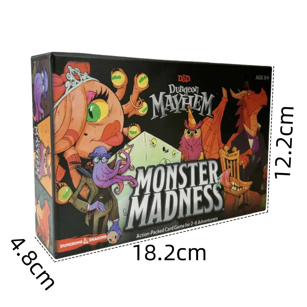 3 Styles Family Fun Board Game Playing Card Dungeon Mayhem Card Game Family Parent-Child Party Board Game Deck