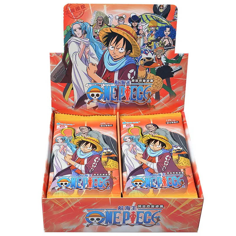 Genuine Anime One Piece Collection Cards Trading Game Luffy Sanji Nami TCG Booster Box Game Cards