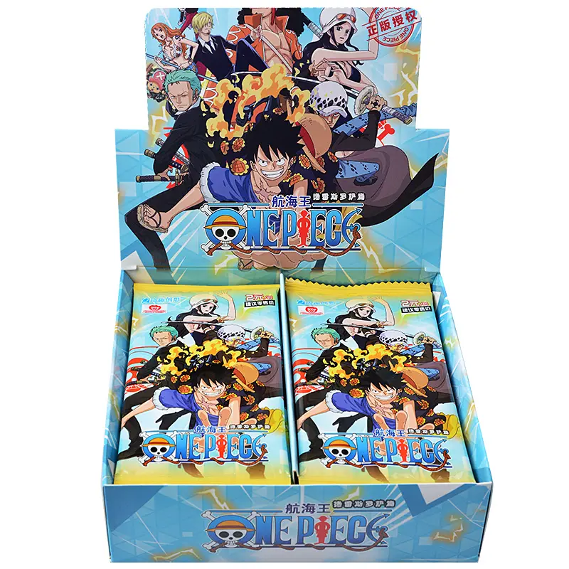 Genuine Anime One Piece Collection Cards Trading Game Luffy Sanji Nami TCG Booster Box Game Cards