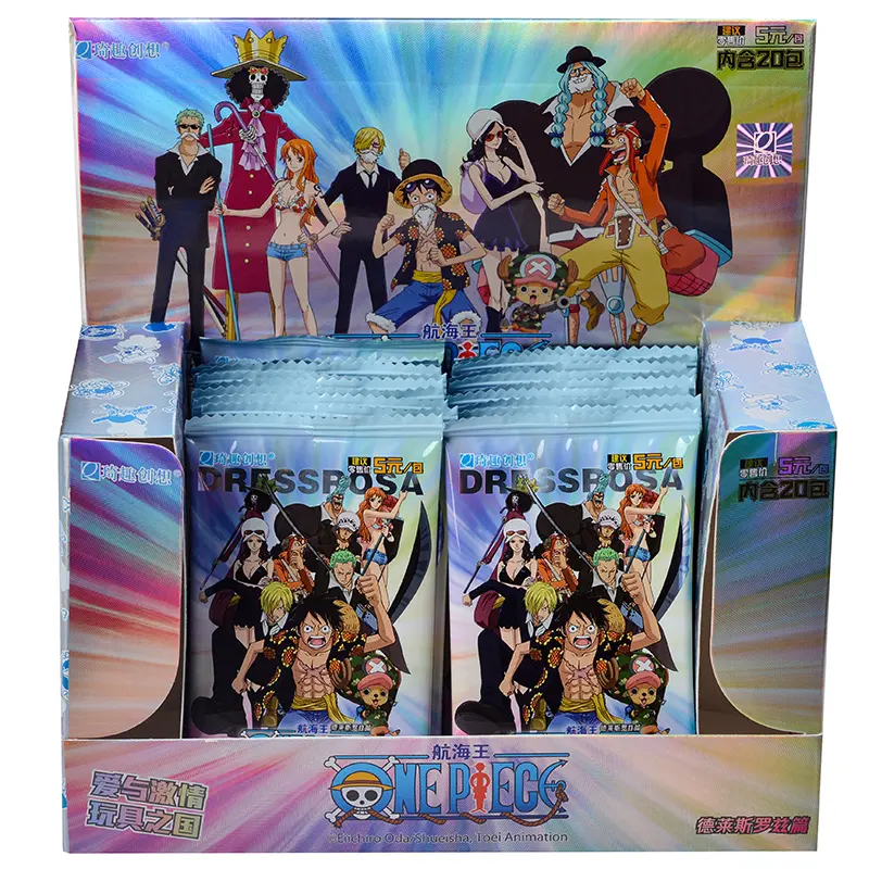 Genuine Anime One Piece Collection Cards Trading Game Luffy Sanji Nami TCG Booster Box Game Cards