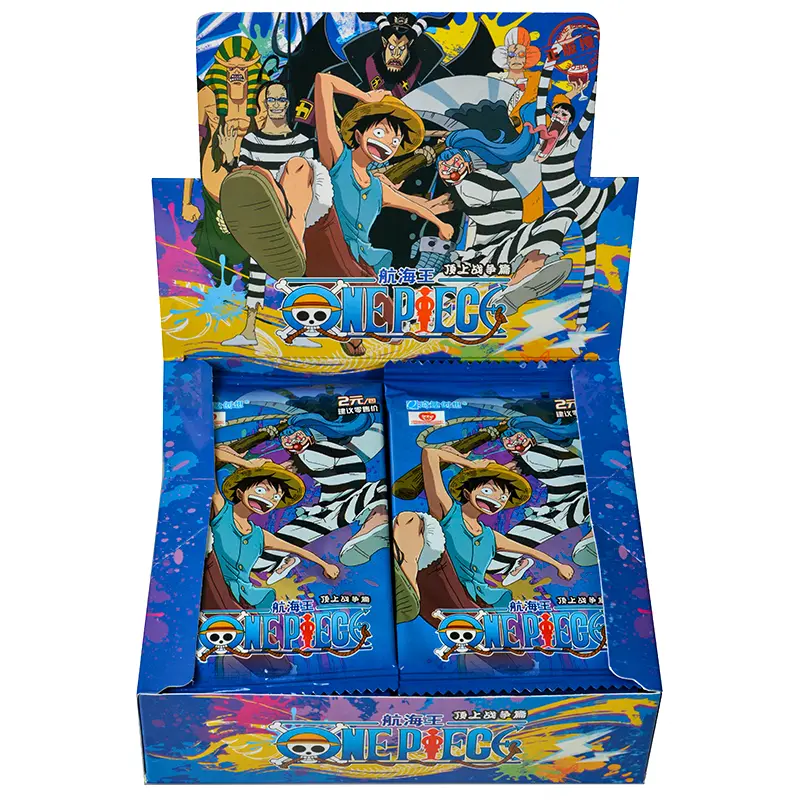 Genuine Anime One Piece Collection Cards Trading Game Luffy Sanji Nami TCG Booster Box Game Cards