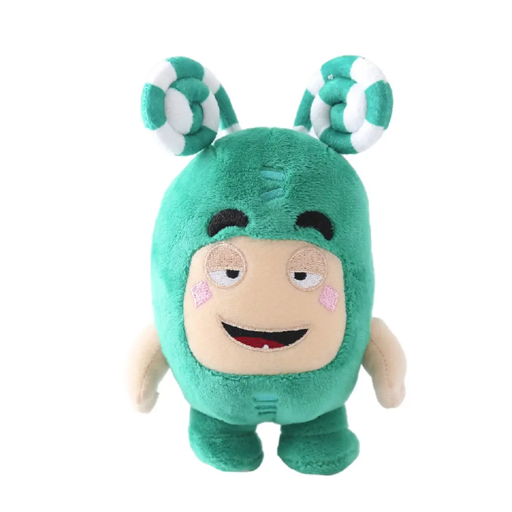 8pcs/Lot Oddbods Cartoon 18CM Fuse Jeff Newt Odd ZEE Bods Stuffed Plush Toy Doll For Gifts PP Cotton Home Decoration