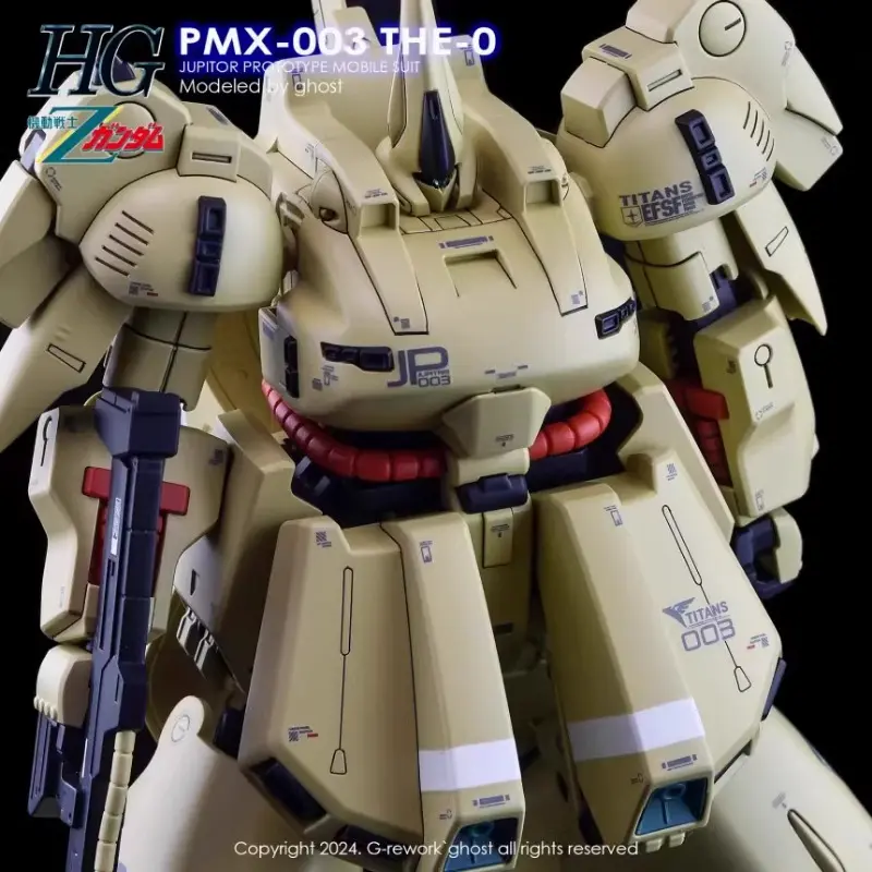 STAR HGUC 036 1/144 PMX-003 THE-O JUPITORIS PROTOTYPE MOBILE SUIT Water Patch Figure Assembly Model Toy Collection Gift