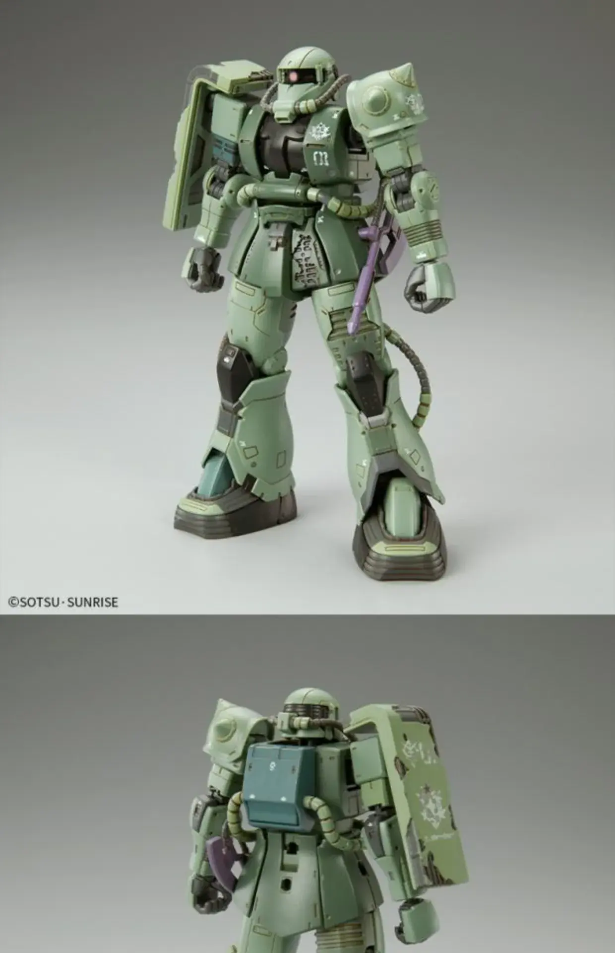 New WM Hg1/144 Ms-06f Cucuruz Doan S Zaku Battle Damage Duoan Island Pb Assembly Model Water Paste Bracket Toy Collection Gift