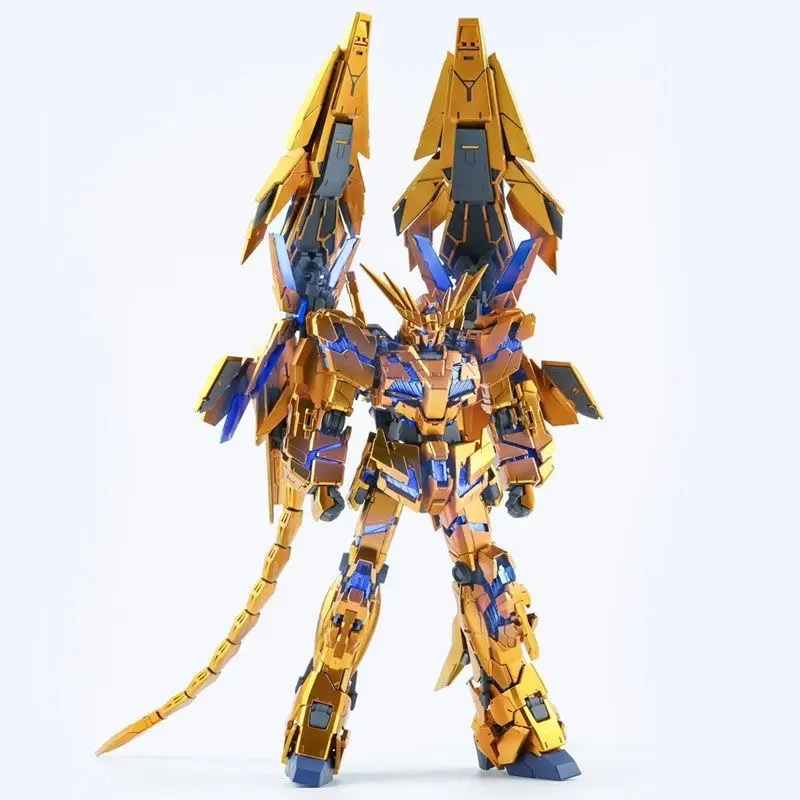 Xingdong HG 1/144 NARRITIVE Electroplated Version Black Phoenix Assembled Model Joint Movable Mecha Warrior Figure Toy Gift