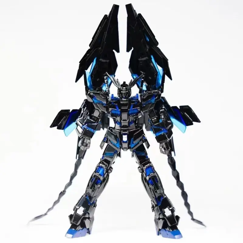Xingdong HG 1/144 NARRITIVE Electroplated Version Black Phoenix Assembled Model Joint Movable Mecha Warrior Figure Toy Gift