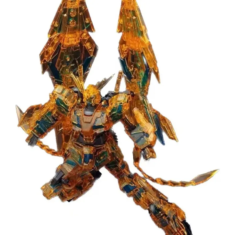 Xingdong HG 1/144 NARRITIVE Electroplated Version Black Phoenix Assembled Model Joint Movable Mecha Warrior Figure Toy Gift
