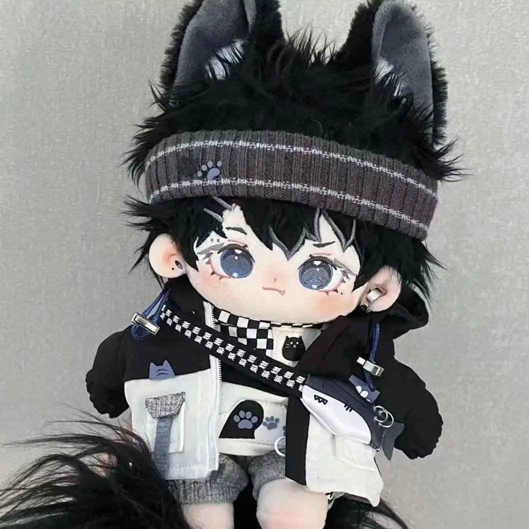 Cotton Doll Clothes for 20cm Plush Puppet Dree-up Changing Clothes for Boys Girls Toys Clothing Suits Without Dolls Collectibles