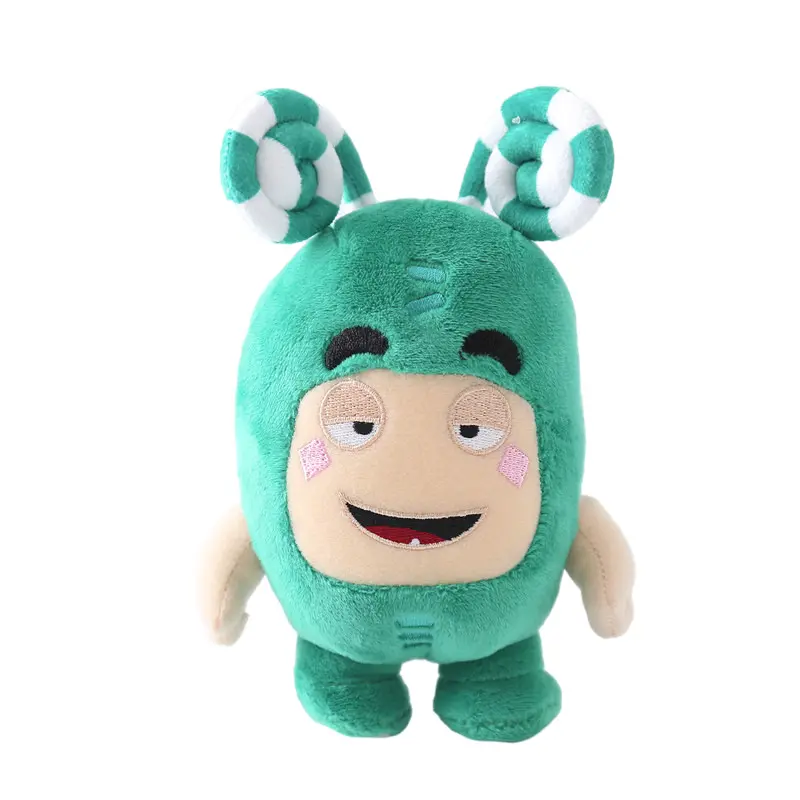 new 8pcs/Lot Oddbods Cartoon Plush Toys Stuffed Kids Toy Collection Kids Doll Christmas Birthday Gift Home Decoration 18 cm