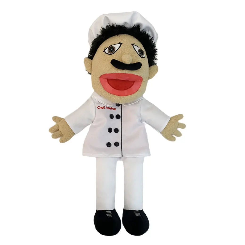 Jeffy Puppet Doll Talk Show Hand Muppet Cody Junior Joseph Chef Police Prince Dad Mom Penelope Soft Doll Toy Party Prop Kid Gift