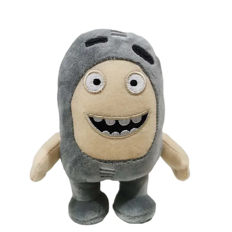 new 8pcs/Lot Oddbods Cartoon Plush Toys Stuffed Kids Toy Collection Kids Doll Christmas Birthday Gift Home Decoration 18 cm