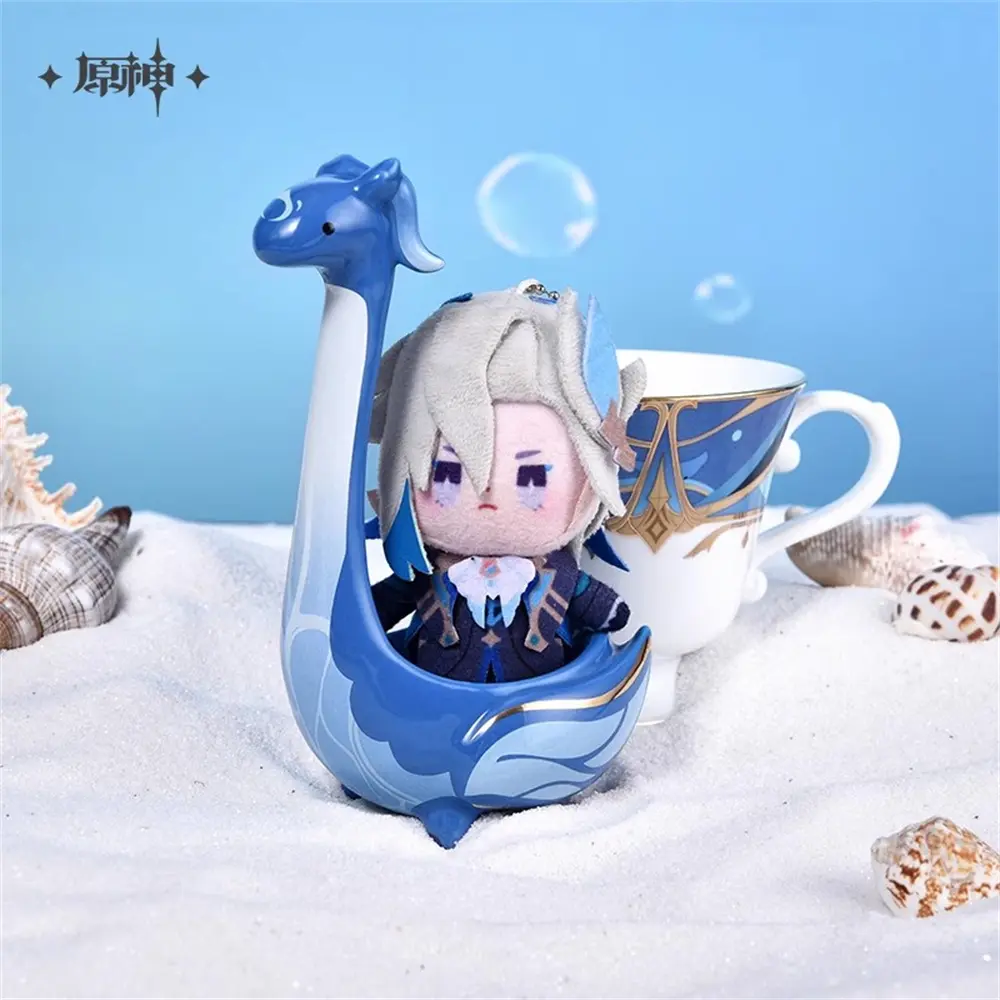 Game Genshin Impact Official Original Neuvillette Sea Animal Spoon Accessories Cosplay Kids Gift Pre-order