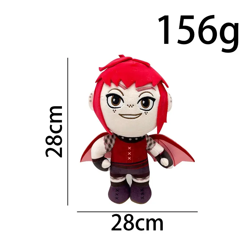 25cm Nimona Plush Doll Cute Shapeshifter Nimona Knight Blackheart Plushie Toy Soft Decoration Peluche Pillow For Kids Gift