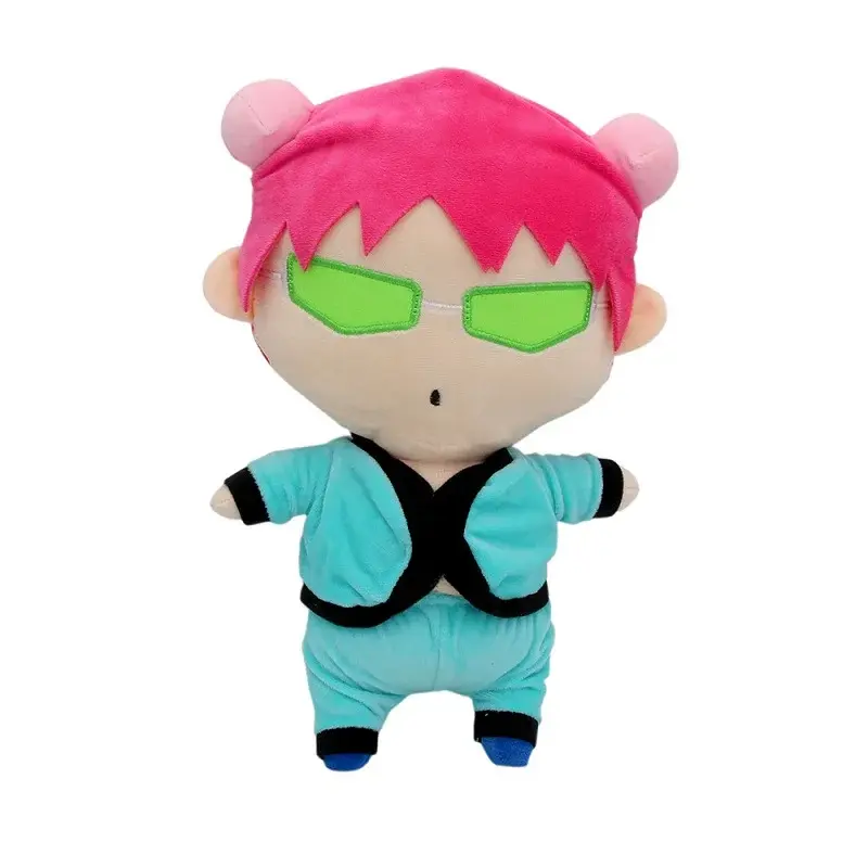 20/30cm Anime The Disastrous Life of Saiki K. Saiki Kusuo Cosplay Doll Plush Stuffed Cushion Throw Pillow Toy Boy Girl's Xmas G