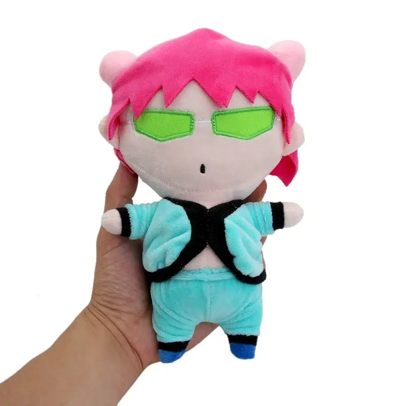 20/30cm Anime The Disastrous Life of Saiki K. Saiki Kusuo Cosplay Doll Plush Stuffed Cushion Throw Pillow Toy Boy Girl's Xmas G