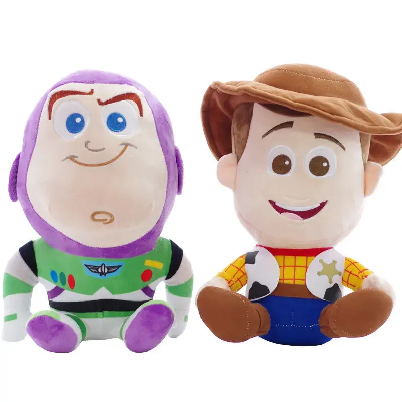 20CM Disney Toy Story 3 4 Woody Buzz Lightyear plush toy stuffed toy animal soft doll toy kids Christmas Halloween Gift