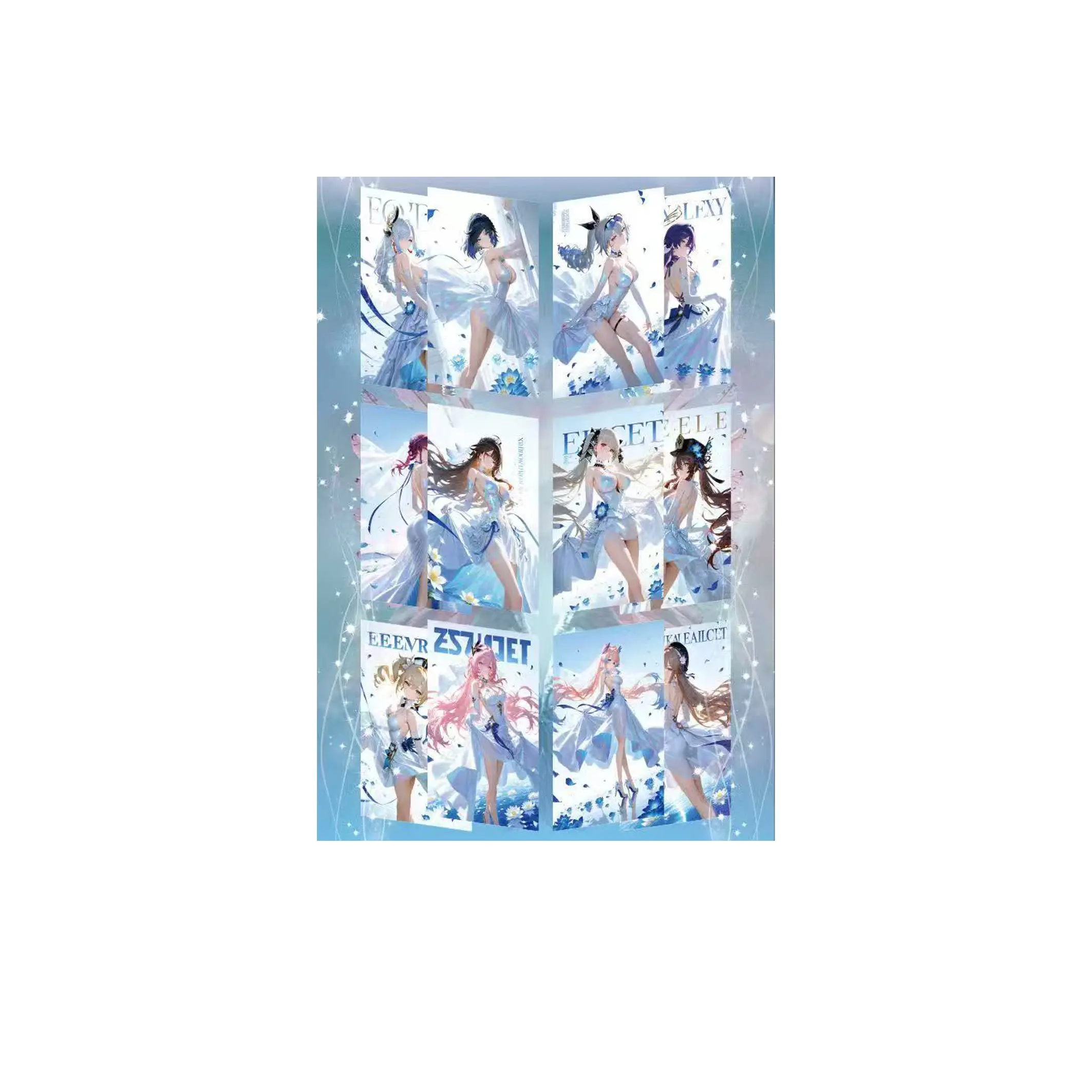 Newly created high-quality A5 card "Shui Mu Nianhua" first collection card animation collection good wholesale