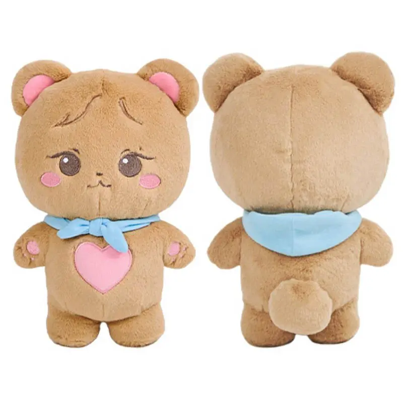 25cm Pink Plush Doll BORN PINK World Tour Official Plushies Jennie Lisa Rose Jisoo Kawaii Stuffed Animals Toys