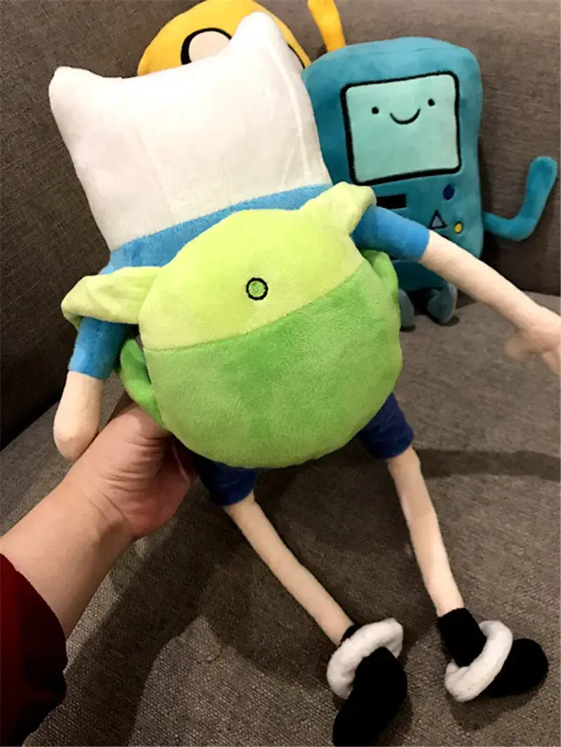 28-42cm Finn Jake BMO Soft Stuffed Animal Dolls Creative Adventure Time Plush Toys Cartoon Stuffed Dolls Kids Gifts