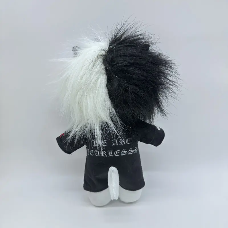27cm Russia Zxc Cat Plush Doll Soft Stuffed Cartoon Anime Plushie Toy Kawaii Black Cosplay Prop Dolls For Children Birthday Gif