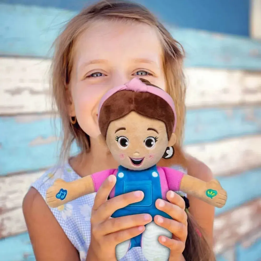30cm New Ms Rachel Speak&Sing Plush Doll Music Stuffed Toy Cute Interactive Toy Cartoon Soft Rag Doll Boys Girls Birthday Gifts