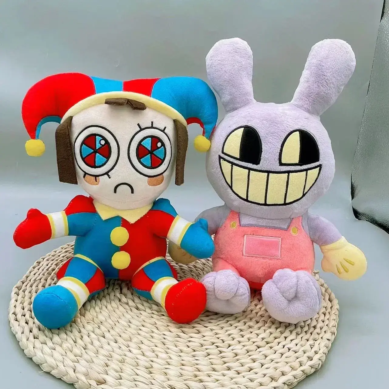 The Amazing Digital Circus Pomni Jax Plush Toy Anime Cute Theater Rabbit Doll StuffedCartoon Clown Christmas Kids Gifts