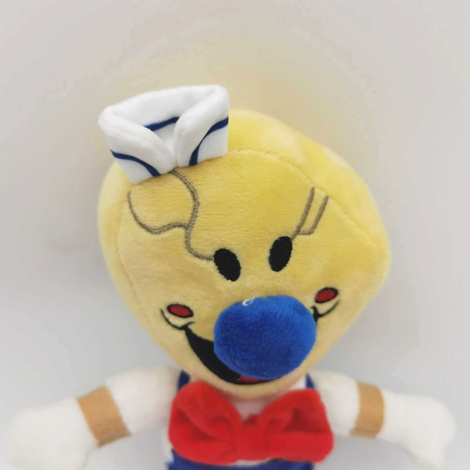 New 25cm Ice Scream Rod Plush Toy Stuffed Soft Toys Cartoon Dolls Horror Game Character Halloween Christmas Decor Gift for Kids