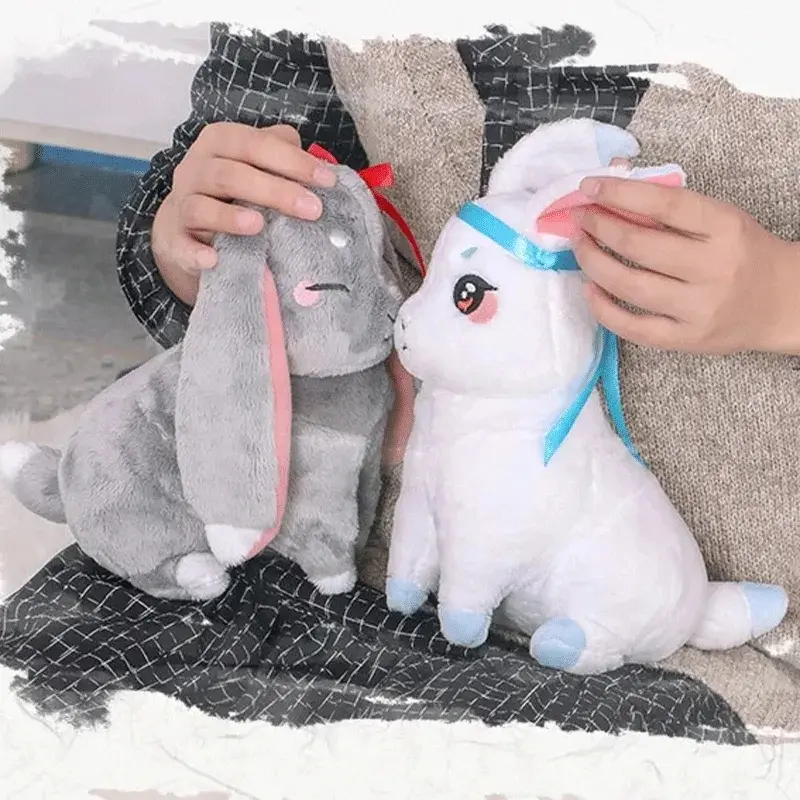 Kawaii Cute Wei Wu Xian Rabbit Lan Wang Ji Bunny Mo Dao Zu Shi Plush Doll Stuffed Toys Plush Toys Birthday Gifts