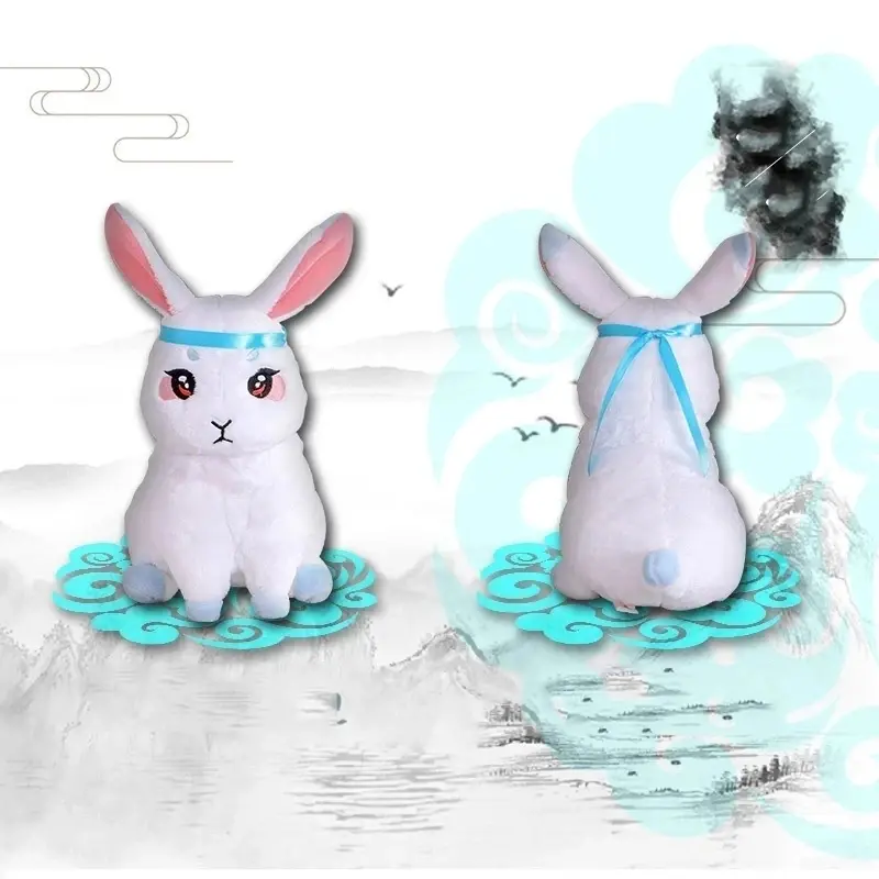 Kawaii Cute Wei Wu Xian Rabbit Lan Wang Ji Bunny Mo Dao Zu Shi Plush Doll Stuffed Toys Plush Toys Birthday Gifts