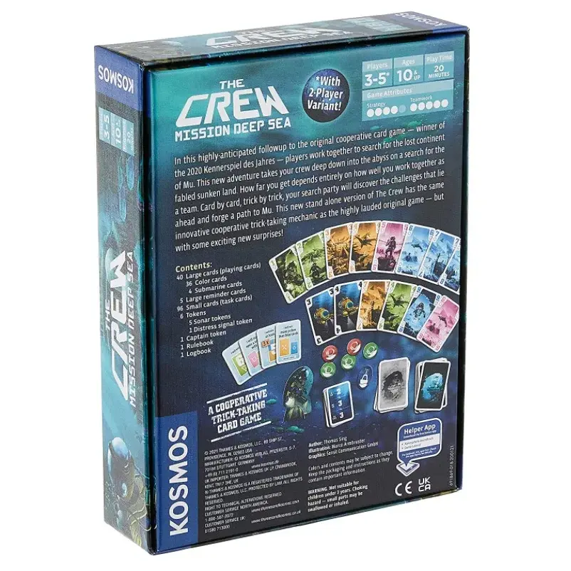 The Crew - Quest for Planet Nine Astronauts Mission Game Collection Cards Assistant for Family Activities English Version