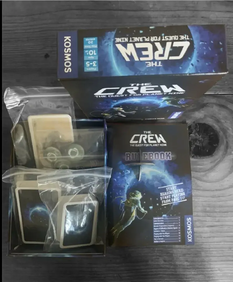 The Crew - Quest for Planet Nine Astronauts Mission Game Collection Cards Assistant for Family Activities English Version