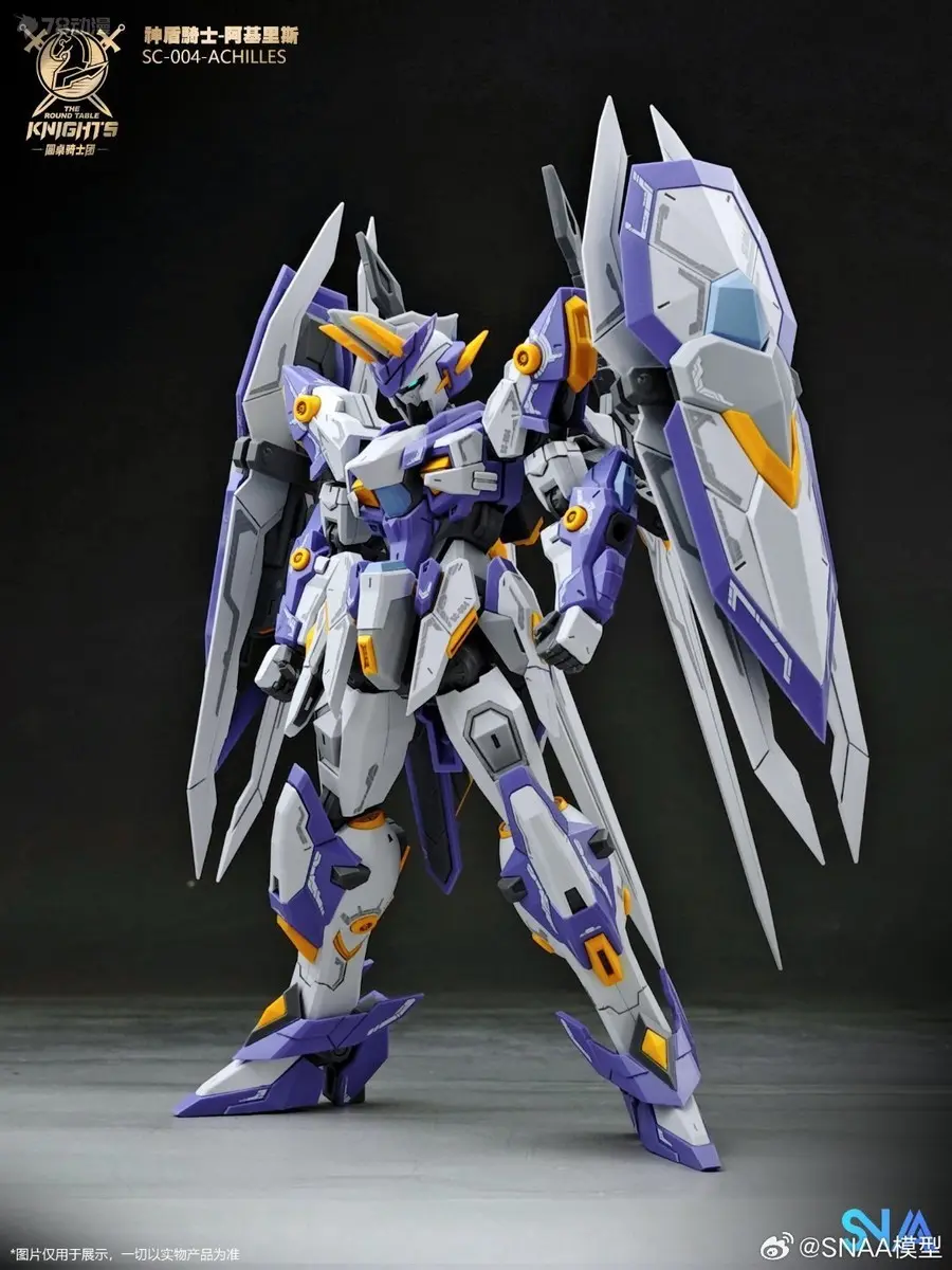 In Stock SNAA Model SC-007 IRON SICKIE AEGIS KNIGHT ACHILLES Assembly Model Toys THE ROUND TABLE KNIGHTS SNAA MADE IN CHINA