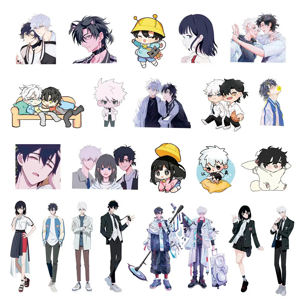 10/30/50PCS Anime Link Click Stickers Decals Decoration Suitcase Laptop Scrapbooking Phone Stationery Cool Manga Kid Toy Sticker