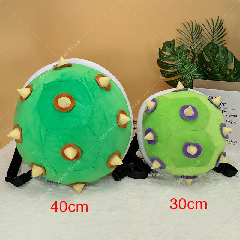 Game Mario Koopa Backpack Bowser Ludwig Lemmy Roy Larry Iggy Morton Koopa Jr Wendy Turtle Shell Backpack Plush Stuffed Toys