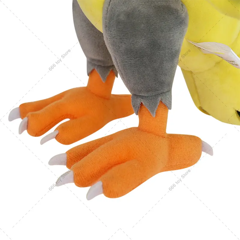 30CM Anime Pokemon Plush Zapdos Peluche Stuffed Doll Toys Gifts for Kids Birthday Christmas