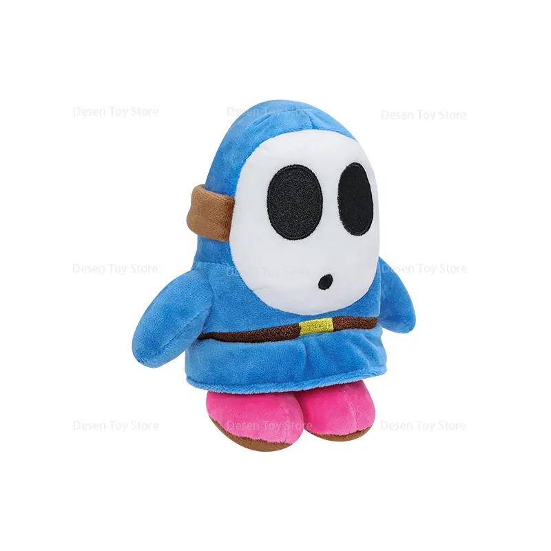 New 3 Styles Mario Plush Yellow Shy Guy Blue Green Stuffed Toys Anime Doll Plushie Best Gifts for Children Kids Birthday